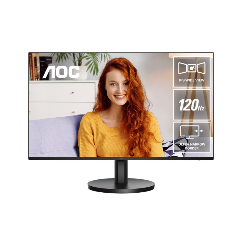 27" IPS Monitor: FHD 1920 x 1080, 120Hz 4ms GtG, 1x HDMI/1x USB-C (DP Alt, 65W), USB 3.2 Gen1 ¡Á 2, Speaker, Earphone ¡Á 1, VESA
