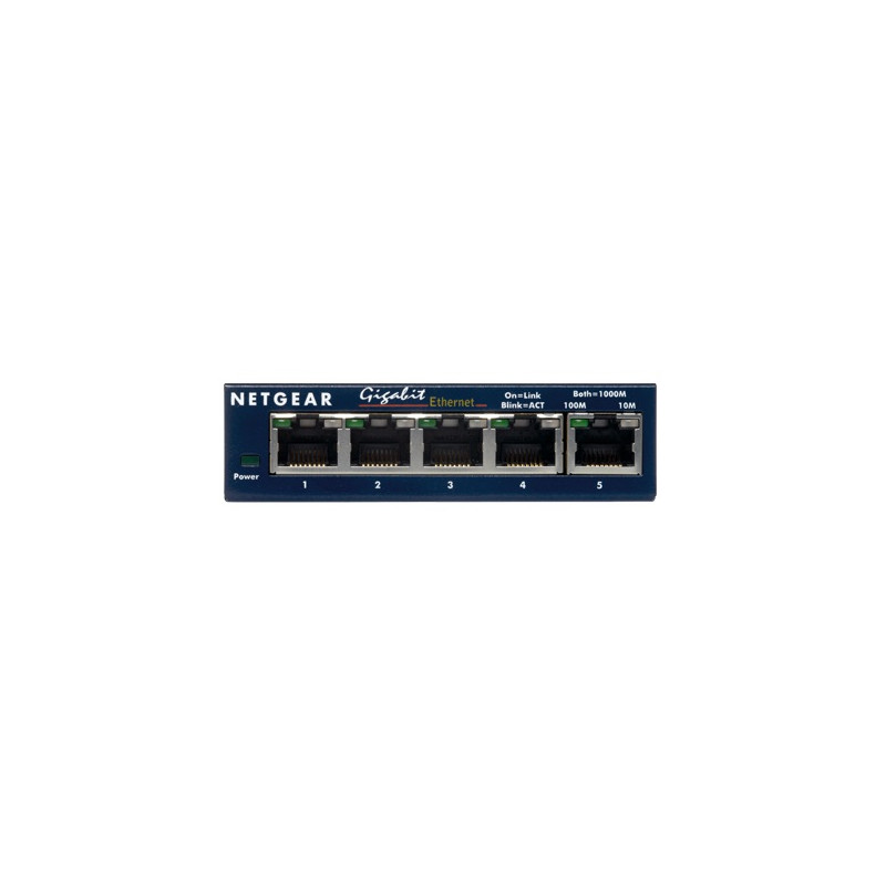 Switch: 5-Port Gigabit ProSAFE Desktop Switch