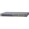 PoE Switch: 24-Port Gigabit ProSAFE Managed Switch with 24-Port PoE+ 384W, 4x SFP Port, Rackmount Kit Included
