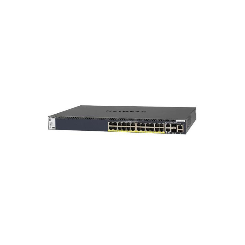 POE Managed Switch: 24 Ports Fully Managed Stackable Layer 3 PoE+ Switch (24 x 1G ports with 2 x 10GBASE-T & 2 x SFP+, 1,000W PS