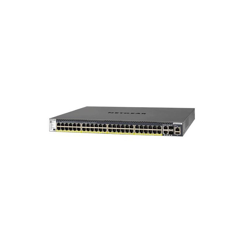 POE Managed Switch: 48 Ports Fully Managed Stackable Layer 3 PoE+ Switch (48 x 1G ports with 2 x 10GBASE-T & 2 x SFP+, 1000W PSU