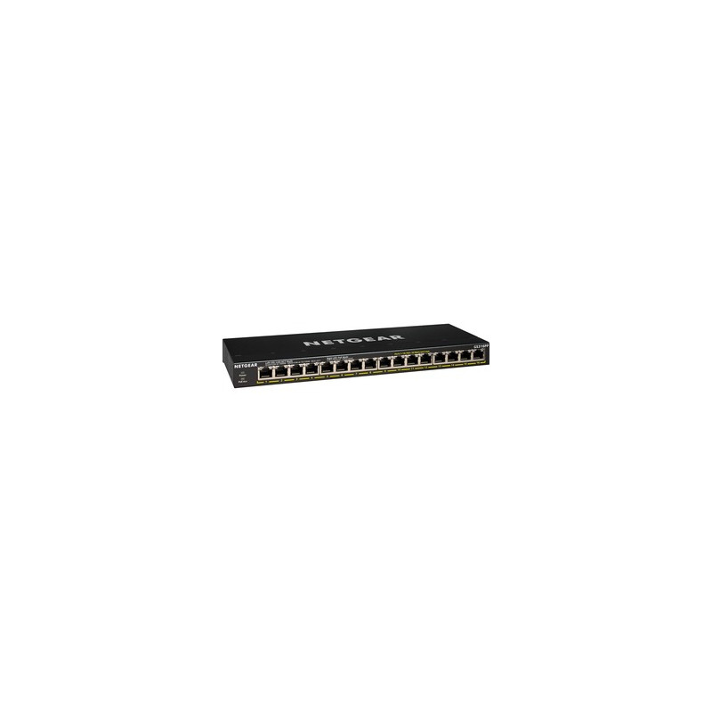 SOHO 16-port PoE+ Gigabit Unmanaged Switch (183W PoE Budget)