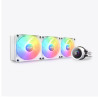 Liquid CPU Cooler: Kraken 360 RGB - White360mm Radiator, 3x 120mm RGB PWM Fans, 121 x 394 x 27mm, Support: Intel LGA1700, LGA120