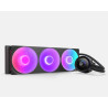 AIO Liquid CPU Cooler: NZXT KRAKEN PLUS 360 RGB - 1.54" LCD Display, 360mm Radiator, ARGB Fans, 401x120x27 mm, Supports: Intel L