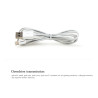 iPhone Lightning - USB 2.0 Charge & Sync Cable 1m White, Supports IOS