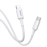 Iphone Lightning to USB Type-C PD Fast Charge Cable (1.2M) White - Support 3A, Reinforced SR is not Easy to Fractured, TPE Wire