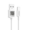 iPhone Lightning to USB-A Cable (3M) White - Support Fast Charge 2.4A, Stretch-Resistant, Reinforced, Durable,Prevent Winding,Ap
