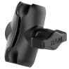RAM Double socket Arm B size 1" Ball Overall Length: 6cm, Socket-To-Socket Length: 4.5cm