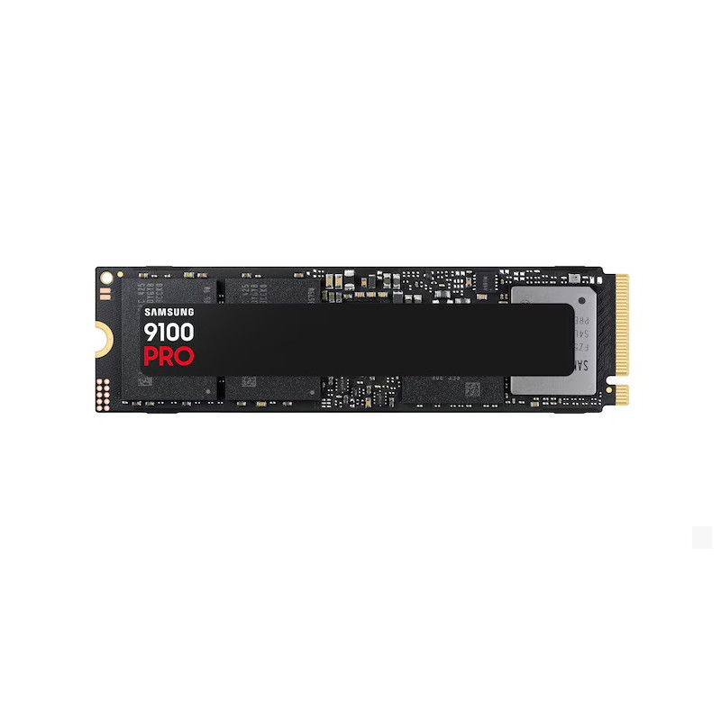 M.2 SSD: 4TB 9100 PRO PCIe Gen5 NVMe 14800MB/s 13400MB/s R/W 2200K/2600K IOPS 2400TBW 1.5M hrs V-NAND TLC AES 256-bit Encryption