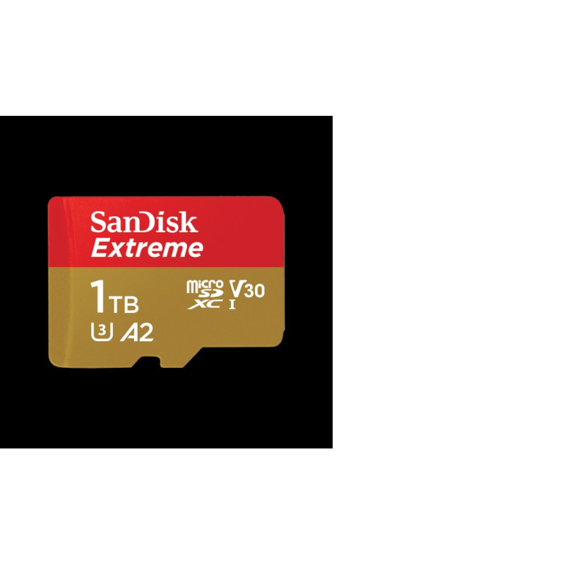 1TB Extreme microSDXC UHS-I Card 190 MB/s Read - 130 MB/s Write
