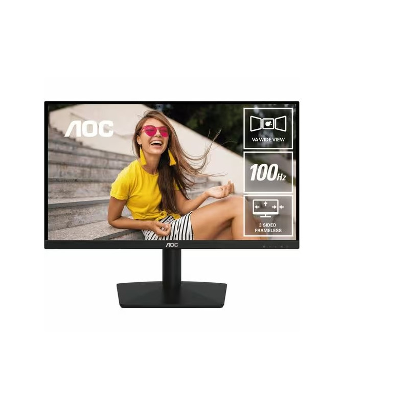 21.45in 100Hz FHD VA Home and Business Monitor Flicker Free Low Blue Mode 1920x1080 16:9 8ms 3000:1 Contrast ratio 250 Nits VGA/