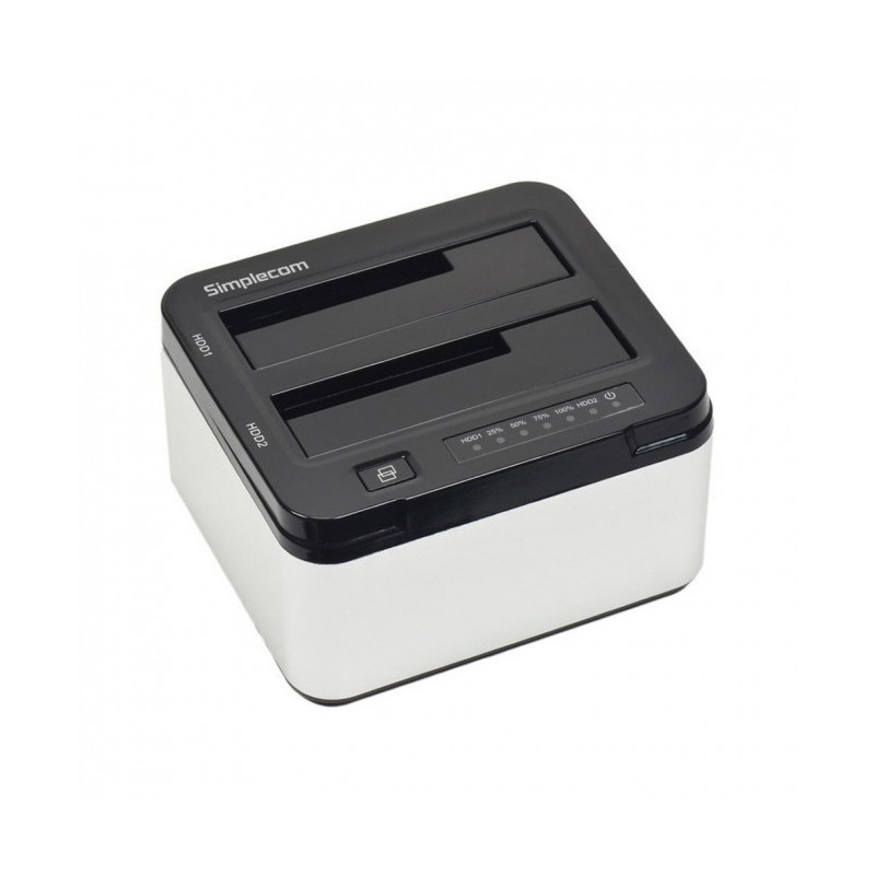 Aluminium Dual Bay USB 3.0 Docking Station for 2.5" and 3.5" SATA HDD