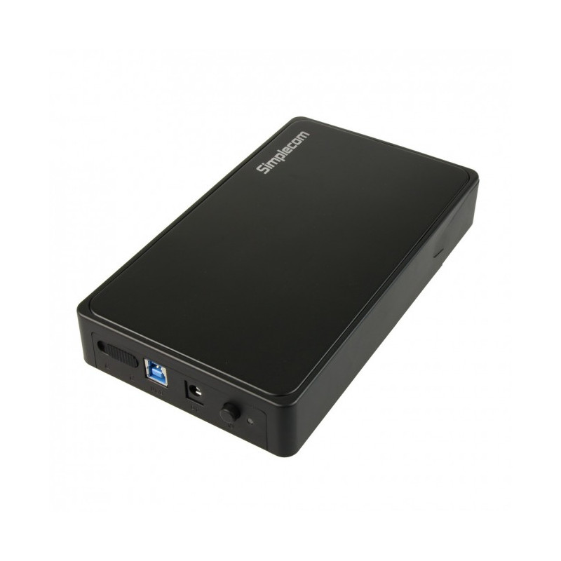 3.5" SATA Enclosure, USB 3.0, Tool-Free - Black