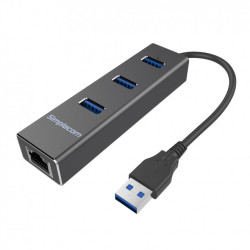 Aluminium 3 Port USB 3.0...