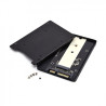 NGFF SATA Mode M.2 (B Key) to 7mm 2.5" SATA Converter Enclosure Aluminium