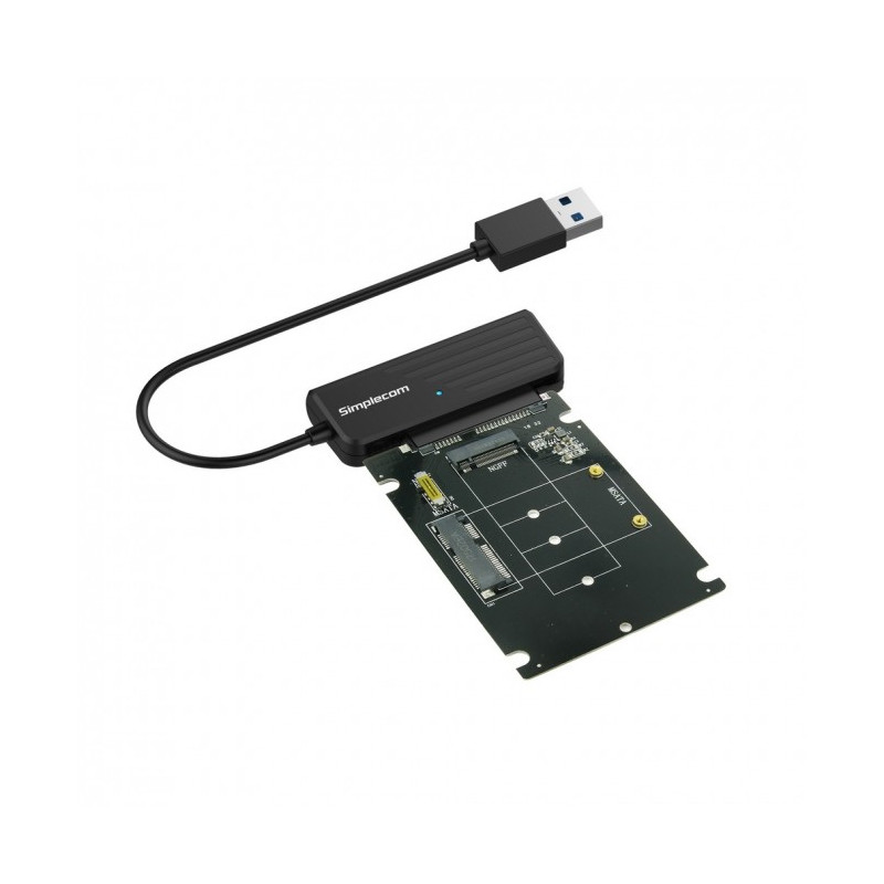 USB3.0 to mSATA + M.2 (NGFF B Key) 2 In 1 Combo Adapter