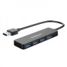 USB 3.0 (USB 3.2 Gen 1) SuperSpeed 4 Port Hub for PC Laptop