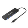 Compact USB-C Type-C to 4 Port USB-A Hub USB 3.2 Gen1