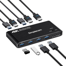 2-Port HDMI KVM Switch HDMI...