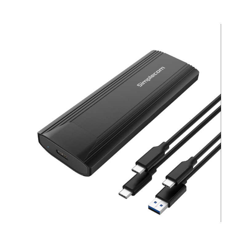 NVMe / SATA Dual Protocol M.2 SSD USB-C Type-C Enclosure Tool-Free USB 3.2 Gen 2 10Gbps