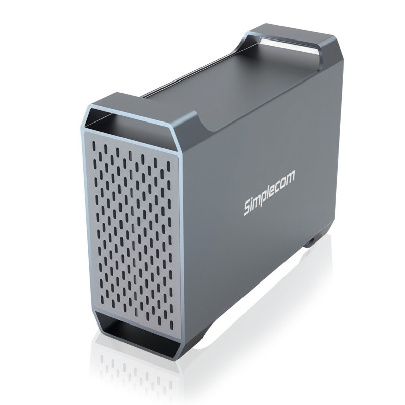 SuperSpeed USB Dual Bay 3.5" SATA Hard Drive RAID Enclosure USB-C RAID 0/1, JBOD