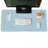 Mouse Pad Non-Slip PU Leather 80x40cm - Blue