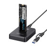M.2 SSD Docking Station NVMe and SATA Dual Protocol USB 3.2 Gen 2 10Gbps