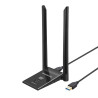 AX1800 Dual Band WiFi 6 USB Adapter with 2x 5dBi High Gain Antennas