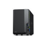 NAS: 2 Bay 3.5" Diskless 1xGbE NAS (Tower) (HMB), Realtek RTD1619B quad-core 1.47Hz, 2GB RAM, 3xUSB3.2, 1 x 1GbE (RJ-45)