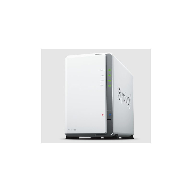 NAS: 2-Bay 3.5" Diskless DiskStation, 1xGbE, Realtek RTD1619B , 1GB RAM DDR4, 2 x USB3.2