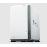 NAS: 2-Bay 3.5" Diskless DiskStation, 1xGbE, Realtek RTD1619B , 1GB RAM DDR4, 2 x USB3.2