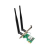 PCI-E Adapter: AC1200 Wireless Dual-Band 2.4/5GHz up to 867Mbps, 2 antennas, Low profile bracket included
