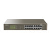 POE SWITCH: 16-Port Gigabit Ethernet Switch with 16-Port PoE+ (Total: 135W) Desktop/Rackmount