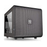 Mini-Tower Case: Core V21 - BlackCube Case, 1x 200mm Fan, 2x USB 3.0, Window Side Panel, Supports: mATX/mini-ITX