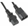 Power Extension Cable: 1.8/2m IEC C13 Male to IEC C14 Female for UPS/Monitor