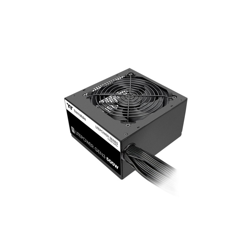 ATX PSU: 500W Litepower GEN3 80 Plus (OEM Version)120mm Fan, 1x CPU (4+4 Pin), 2x PCI-E (6+2 Pin), 4x Molex, 4x SATA(NO Power Ca