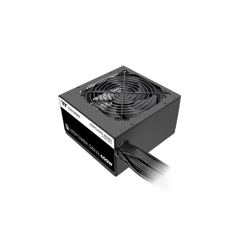 ATX PSU: 650W Litepower GEN3 80 Plus120mm Fan, 2x CPU (4+4 Pin), 2x PCI-E (6+2 Pin), 4x Molex, 4x SATA