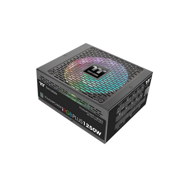 ATX PSU: Toughpower iRGB PLUS 1250W Titanium80Plus Titanium, ATX 3.0 & PCIe 5.0 Compatible, Fully-Modular, 140mm RGB Fan, 2x CPU