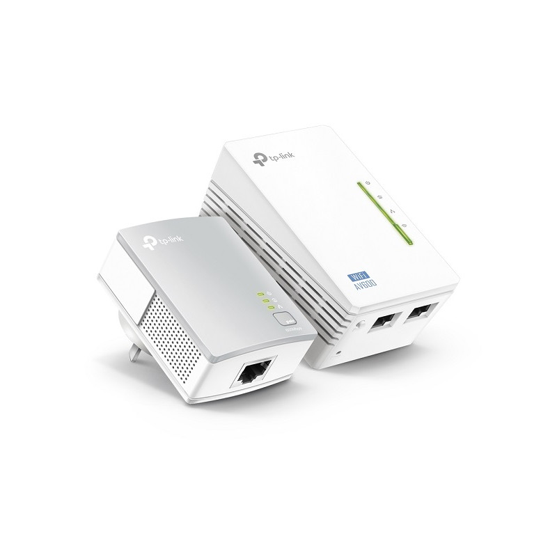 Powerline: AV600 Wi-Fi Powerline Extender Starter Kit, Wireless-N 300Mbps