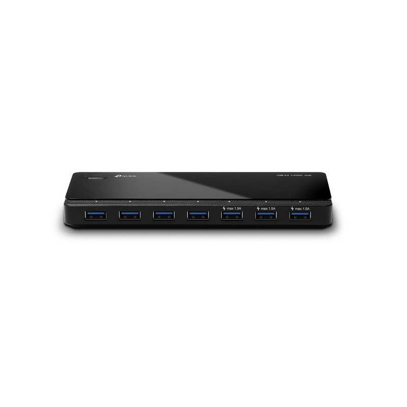 Hub: USB 3.0 7-Port Hub, 12V/2.5A Power Adapter Included