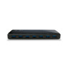 Hub: USB 3.0 7-Port Hub with 2x 2.4A Charging Ports, 12V/3.3A Power Adapter Included