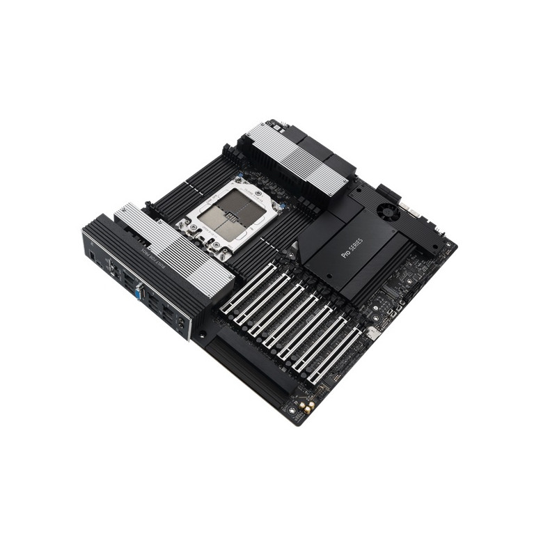 AMD Socket sTR5 EEB workstation motherboard: PRO WS WRX90E-SAGE SE, 7xPCIe® 5.0 x16 slots, 2x10Gb LAN ports, 4xPCIE 5.0 M.2 slot
