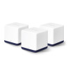 Wholehome Mesh Wifi: Mercusys Halo H50G (3-Pack) - AC1900 (1300+600) Mbps Dual Band, 3x Gigabit Ports per Halo unit, One Unified