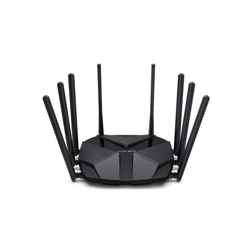 Mercusys AX6000 8-Stream Wi-Fi 6 Router - 1¡Á 2.5 Gbps WAN/LAN Port + 1¡Á Gigabit WAN/LAN Port + 2¡Á Gigabit LAN Ports, 8¡Á Fixe