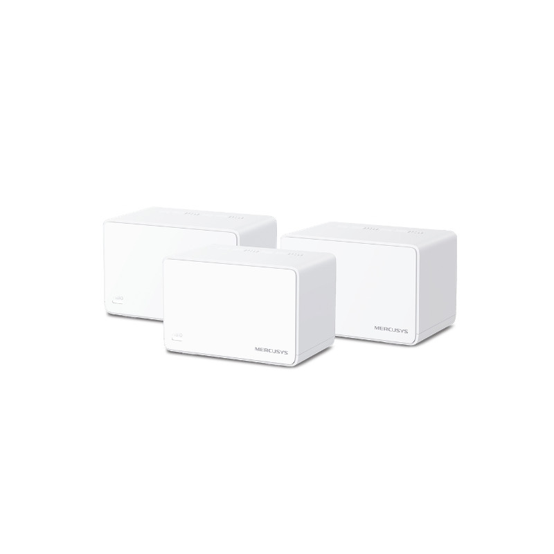 Mercusys AX3000 Whole Home Mesh WiFi 6 System - 3¡Á Gigabit Ports per Halo Unit (WAN/LAN auto-sensing) (3-Pack)