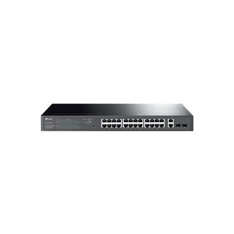 POE Switch: 28-Port Gigabit/ Port PoE+, Easy Smart Switch, 2 SFP Slots, Total 250W