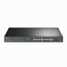 POE Switch: 18-Port Gigabit Rackmount Switch with 16 Ports PoE+, Total 250W