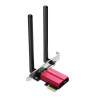 Mercusys AXE5400 Wi-Fi 6E Bluetooth 5.2 PCIe Adapter, Tri-Band 2402 Mbps (6GHz) + 2402 Mbps (5GHz) + 574 Mbps (2.4GHz)