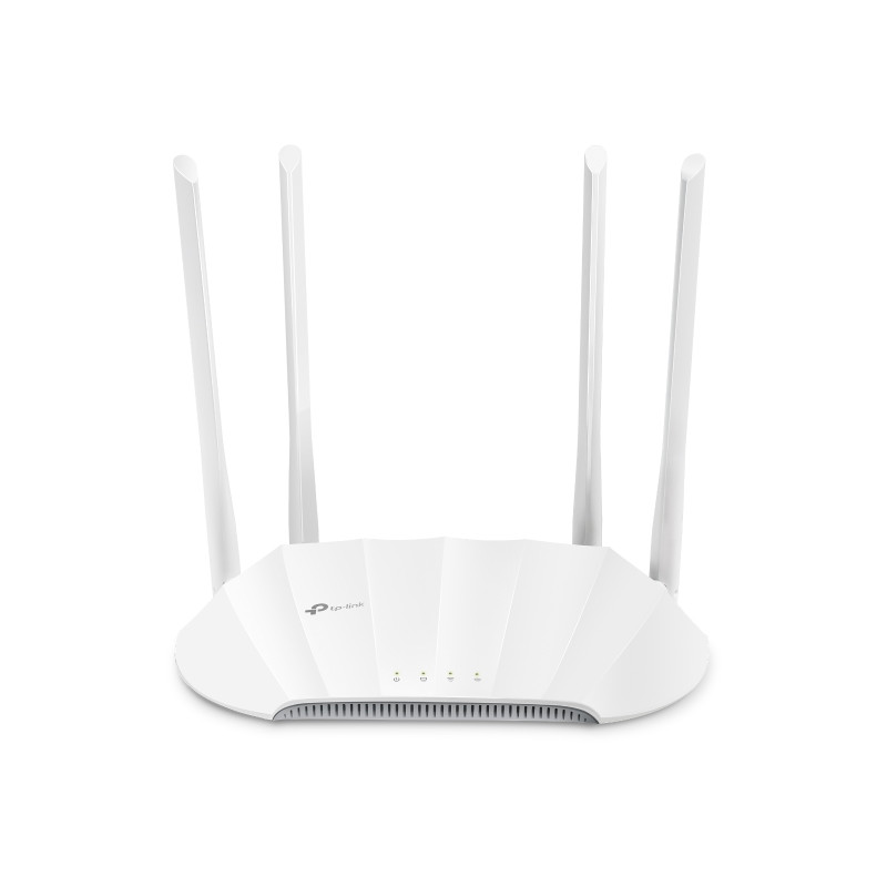 Access Point: AX1800 Dual-Band Wi-Fi 6 SPEED: 574 Mbps at 2.4 GHz + 1201 Mbps at 5 GHz SPEC: 4¡Á Fixed Antennas, 1¡Á Gigabit Por