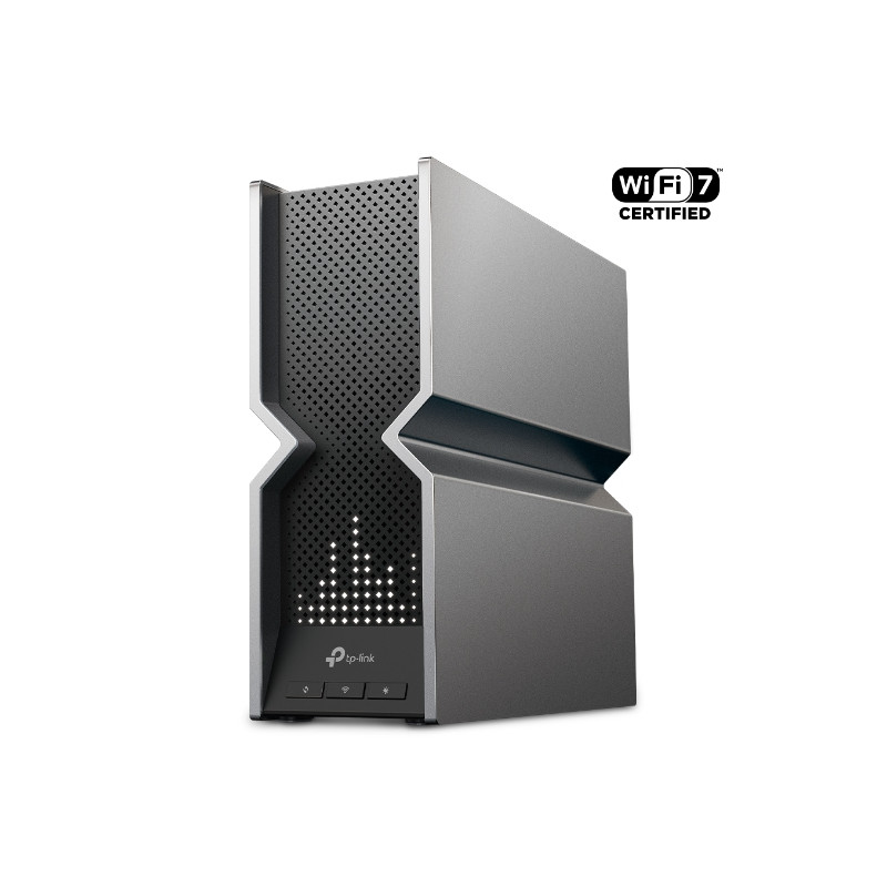 Router: Wi-Fi 7 BE19000 Tri-Band with 10Gb LAN/WAN connectivity for full speed data and fluent 4K/8K streaming, WiFi 7 (6GHz: 11